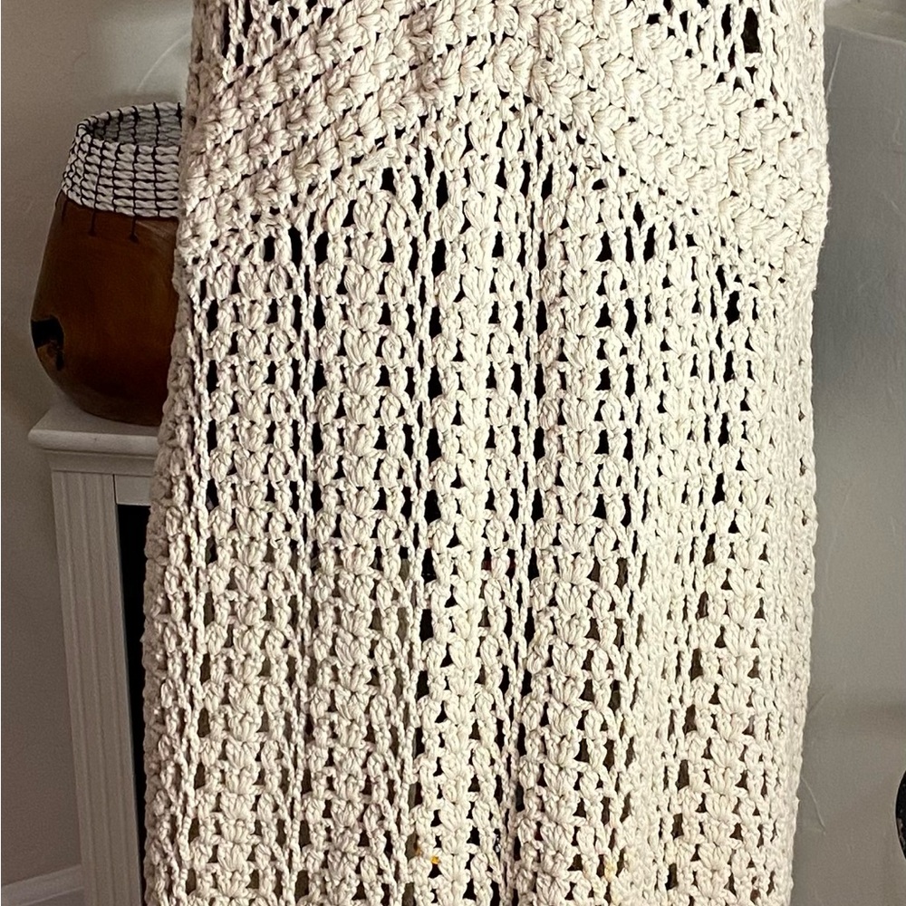 Free People Ivory Crochet Duster - Picture 5 of 11